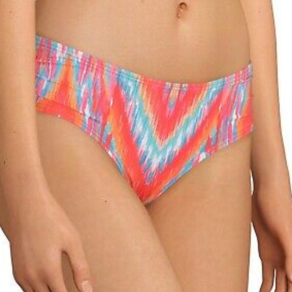 Dye Ibiza Side-Shirred Bikini Bottoms SZ: L